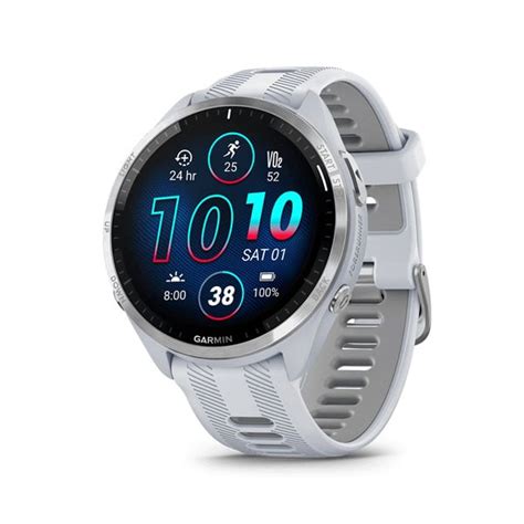 forerunner  gps triathlon smartwatch  runner white