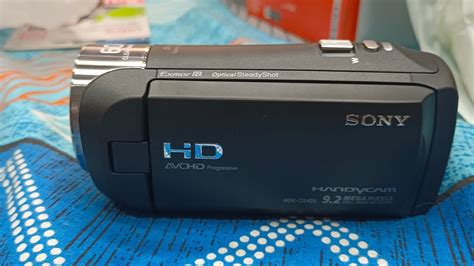 SONY CX 405 HANDYCAM UNBOXING YouTube