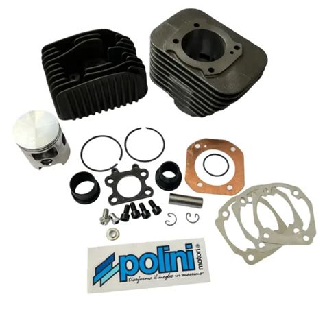 Kit Gruppo Termico Cilindro Motore Polini P Cc D Piaggio Ciao