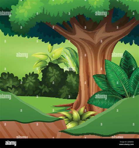 Bosque Gigante Azul Im Genes Vectoriales De Stock Alamy