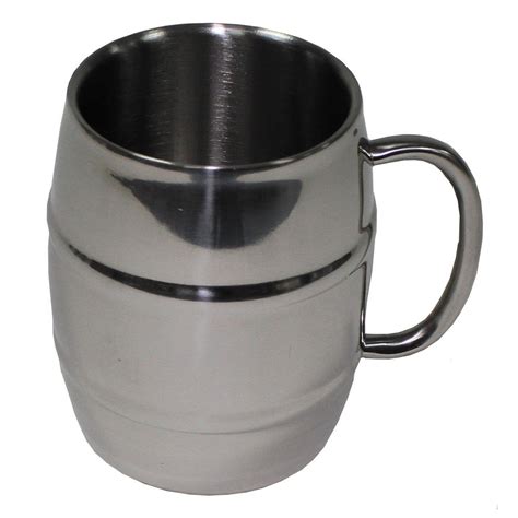 Mug Barrel Double Walled Stainless Steel 450 Ml Trekking