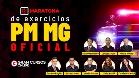 Maratona de exercícios PM MG Oficial YouTube