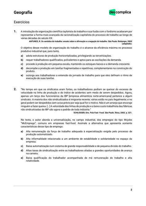 SOLUTION: geografia fordismo e o surgimento do keynesianismo - Studypool