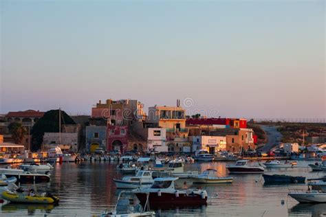 View of the Old Town of Lampedusa Editorial Stock Image - Image of ...