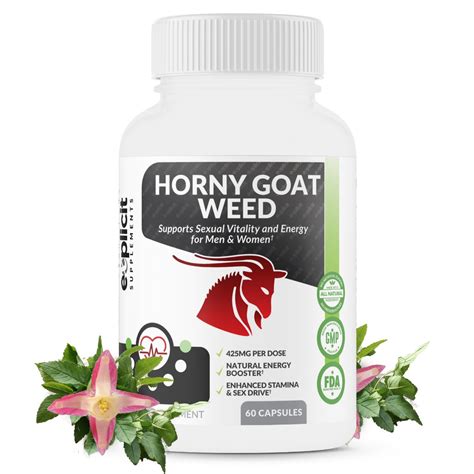 Horny Goat Weed With Maca Saw Palmetto More Energy Stamina For