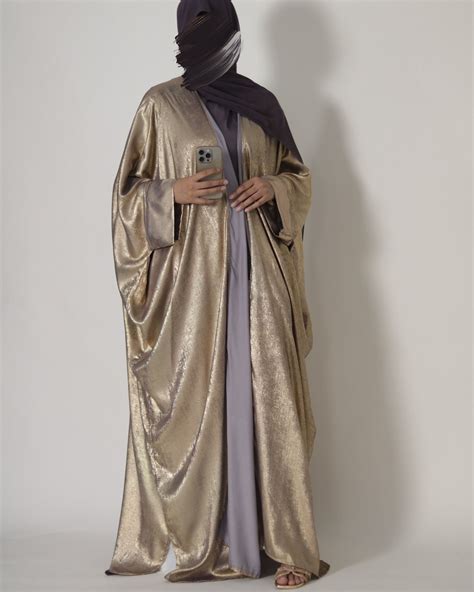 Dreamy Metallic Abayas Use discount code LAUNCH10 for 10% off these