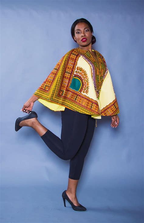 Dashiki Poncho African Print Poncho African Fashion Skirts Dashiki