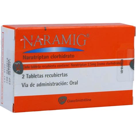 Foto Alvin E Os Esquilos - Naramig 2.5Mg Caja X 2 Tabletas | Cruz Verde
