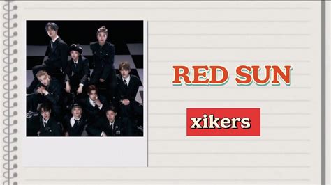 xikers 싸이커스 Red Sun lyrics Rom Eng YouTube