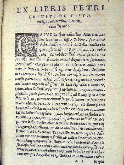 C Sallusti Crispi Historiae I Fragmenta 1 1 146 2