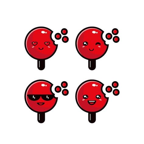 premium vector candy face cute design funny