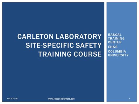 Safety Training Robert A W Carleton Strength Of Materials Laboratory
