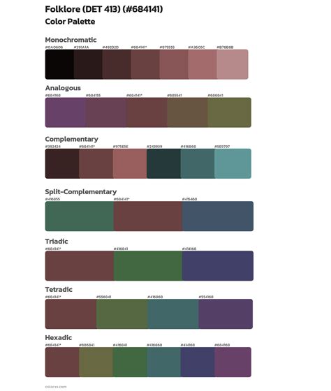 Dunn-Edwards Folklore (DET 413) Paint coordinating colors and palettes