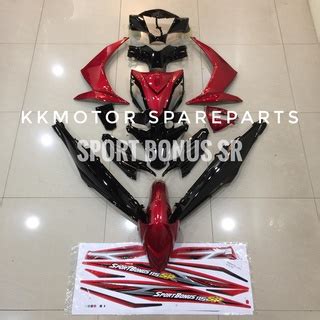 Sym Sport Bonus Sr Cover Set Free Sticker Random Shopee Malaysia