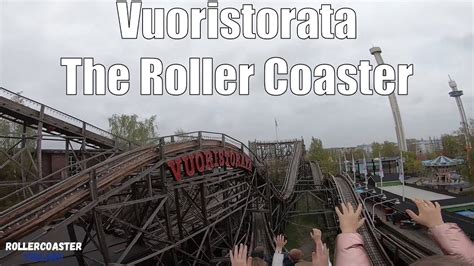 The Classic Wooden Roller Coaster Vuoristorata Of Linnanm Ki Spring