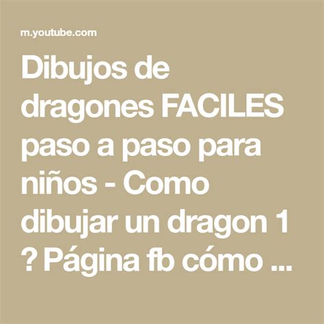 Dibujos de dragones FACILES paso a paso para niños Como dibujar un