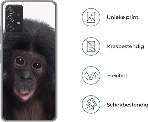 Samsung Galaxy A G Hoesje Baby Chimpansee Aap Jong Portret