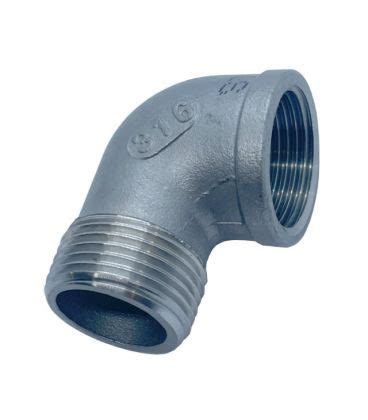 BSP Male Female 90 Elbow Pipe Fitting T316 A4 Marine Grade Stainless