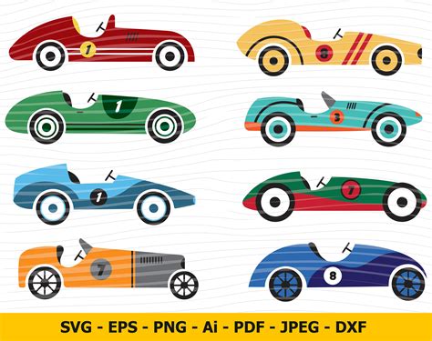 Retro Cars Svg Race Cars Svg Old Cars Svg Old Race Svg Retro Race