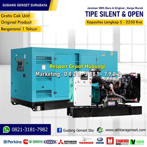 Jual Harga Mesin Genset 350 Kva Perkins Distributor Genset Surabaya