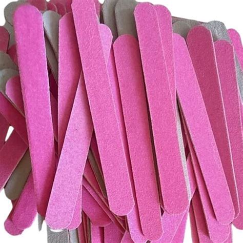 Pacote De Lixa De Unha - Mini Lixa De Unha Rosa 9cm Manicure Pedicure 200 Unidades | Manicure e ...