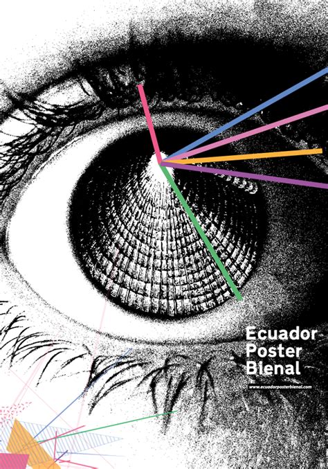 Official Poster Ecuador Poster Bienal Christopher Scott