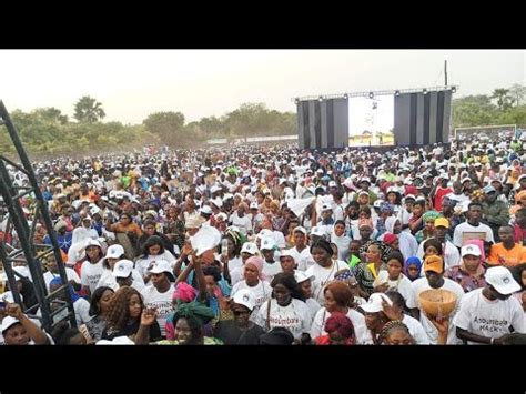 Ziguinchor Meeting Sargal Président Macky Sall par le ministre