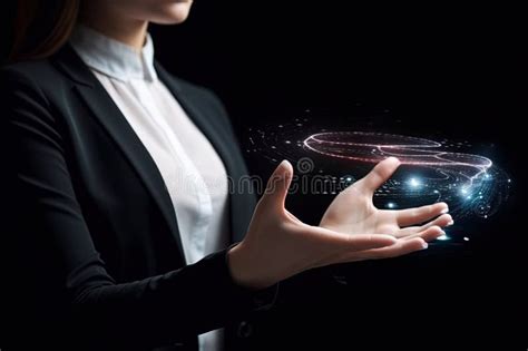 Woman Hand Touching The Metaverse Universe Digital Transformation