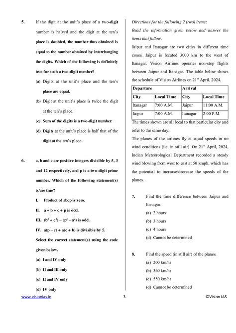 Vision Ias Abhyaas Csat Test Final English Black And