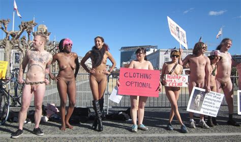 I Don T Know What They Are Protesting For Or Against But I Support Them Being Naked