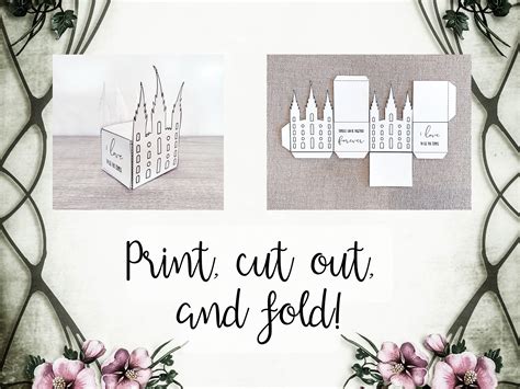 LDS Temple Paper Craft, Digital Download - Etsy