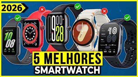 Melhores Smartwatch - Os 5 Melhores SmartWatch / Relogio Inteligente Em 2026! - YouTube