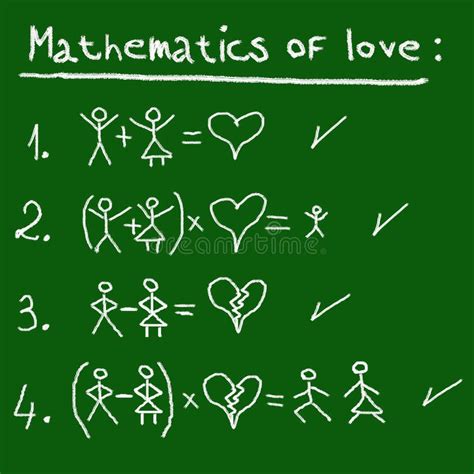 Mathematics Of Love Royalty Free Stock Images Image 11891439