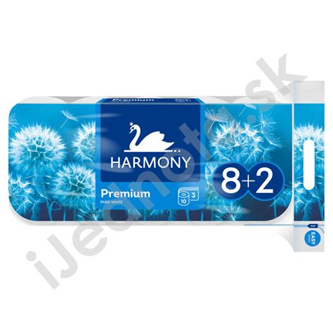 Harmony Premium Pure White toaletný papier 3 vrstvy 10 ks COOP