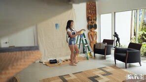 Mofos Katana Kombat Pussy In The Paint Porn Pic