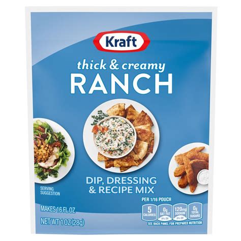 Kraft Ranch Dressing And Recipe Mix Packet 1 Oz Packet Reviews 2021