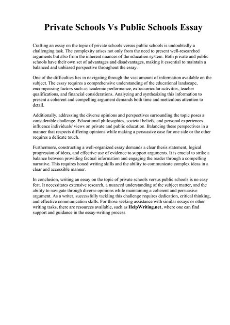Private Schools Vs Public Schools Essay.pdf