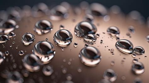 Premium Photo Beautiful Background Visible Drops Of Water On Glass Generative Ai