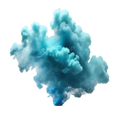 Nube Con Color Azul Vector PNG Dibujos Nubes De Humo Niebla Color