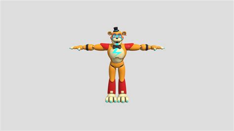 Glamrock Freddy Download Free 3d Model By Aaron2006rojas [449f63f] Sketchfab