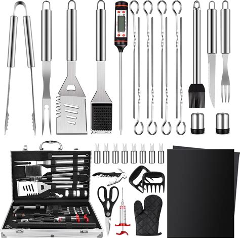 Mujuze Grill Set Bbq Grilling Accessories 31pc Grill Set