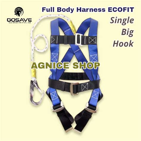 Promo Promo Full Body Harness Single Big Hook Ecofit Plus Tali Dada