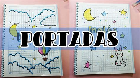 Portadas Bonitas Para Tus Cuadernos Tema De Estrellas Diy