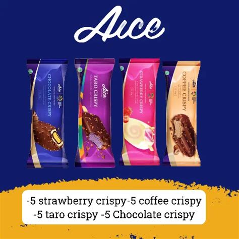 aice ice cream paket crispy isi  pcs lazada indonesia