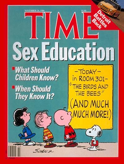 Time Magazine Cover Sex Education Nov 24 1986 Sex Society