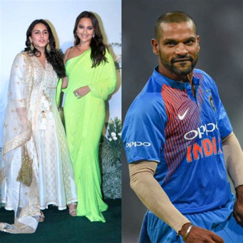 Double Xl Shikhar Dhawan To Make Bollywood Debut With Sonakshi Sinha Huma Qureshi Dances