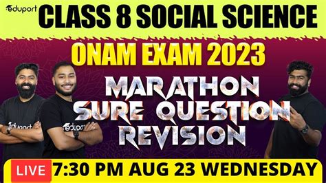 Class Social Science Onam Exam Marathon Sure Question Revision