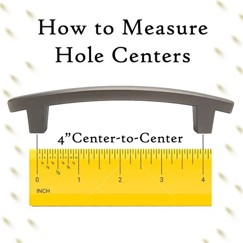 how to measure for cabinet handles 6