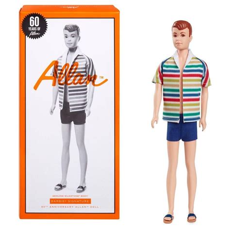 Boneco Allan Barbie - Barbie Signature Boneco de Coleção 60 anos Allan - Mattel | Shopee Brasil