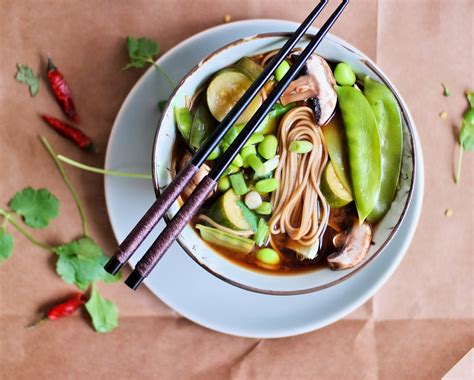 A Veggie Miso Soup With Soba Noodles — 8th And Lake